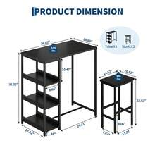 Dining Table & Chair Sets - Black - View 5