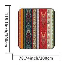 Picnic Mat Outdoor Camping Ground Cloth Waterproof Washable - Dark Red - View 4
