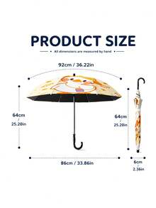 1pc 360° Rotating UPF50+ Sun Protection Umbrella, With Flexible Support Rod Baby Stroller Sunshade, Suitable For Universal Stroller/Tricycle, Includes Umbrella Handle, Clip, Sunshade Cover, Sun Protection Rainproof Sunshade - Multicolor - View 9