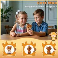 1pc Hand-Woven Plush Doll Ornaments Words Of Positive Energy Encouragement Can Also Be Given As Small Gifts To Friends And Family. Lovely Knitting Toys Are Very Suitable For The Living Room And Desk At Home, As Birthday Gifts And Decorative Ornaments - Multicolor - View 9