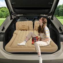 SHIOUCY Lit gonflable pour voiture - Beige - Voir 2