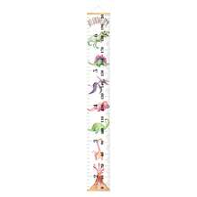 Decorative Cartoon Dinosaur Baby Height Chart Sticker, Portable Removable Height Ruler, No Nails, No Wall Damage, No Residue - Multicolor - View 10