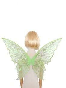 1pc Four-Leaf Gold Foil Butterfly Wings Prop Suitable For All Kinds Of Holiday Dress Up Party Bar Cosplay Halloween Wings - Multicolor - View 1
