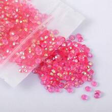 YONGNING 多色透明 AB 樹脂非熱熔水鑽 3-5mm 平底樹脂水晶 DIY 裝飾套組 - 3mm 3100pcs - 查看 23