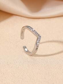 1pc Shiny Gold Toe Ring Set - Butterfly Design, Delicate Adjustable, Suitable For Women's Summer Beach Wear - Pink - View 7