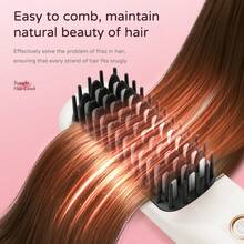 2-In-1 Straightening & Curling,Portable Wireless Hair Straightener Comb,Ceramic Coating Anti-Scald,For Home Use,Holiday Gifts,Holiday Essentials,Fast Heating,Suitable For Various Hair Types,Anti-Scald Design,Professional Styling Tool,Gift For Women - Multicolor - View 11