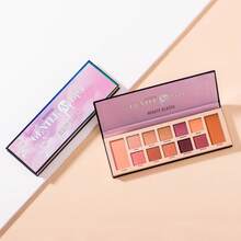beauty glazed 12色高顯色眼影盤 霧面亮片金屬色 易暈染自然色調 持久細緻 眼妝化妝禮盒 女款 日常與派對適用 - 彩色 - 查看 4