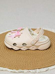 HOEASE Sandal Dalam Ruangan Musim Dingin Anak Perempuan, Berlapisan Bulu Halus, Sol Lembut EVA, Desain Slip-On, Cocok untuk Cuaca Dingin, Hadiah Ideal untuk Halloween dan Natal - Krem - View 7