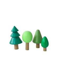 1pc Neutral Baby Jungle Animal Soft Decor, For Dessert Table Decoration, Forest Style Cake Topper, Suitable For Baby Shower And Birthday Party - Multicolor - View 15