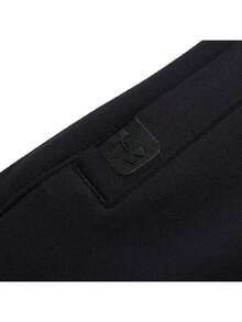 Under Armour Men's Sports Crop Cargo Pants, Knit Straight Leg Trousers For Daily Running, 1386979-001 - Black - View 5
