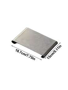 1pc Ins Style Stainless Steel Plate, Premium Cafe Bread Plate, Exquisite Afternoon Tea Dessert Plate, Afternoon Tea Platter - Multicolor - View 13