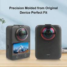 For Osmo 360 PULUZ Optical Tempered Glass Cover Protective Lens Guard (Black) - View 4