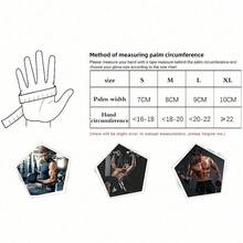 Unisex Half-Finger Fitness Gloves, Breathable Knitted Fabric, Non-Slip Palm Grip, Lightweight Fit, Suitable For Weightlifting, CrossFit And Gym Training - Multicolor - View 8