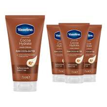 Vaseline Hand Cream Intensive Care Pure Cocoa Butter Cocoa Hydrate 75ml, 4 Pack - Fruity & Citrus - View 11