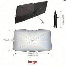 1 Set Waterproof & UV-Resistant Car Cover - Full Protection Against Dust & Snow For Sedans, SUVs And Trucks, With Storage Bag - Silver - View 21