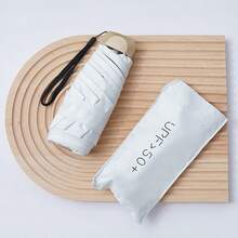 Compact Black Vinyl Sun Protection Capsule Folding Umbrella, Essential For Students And Outdoor Use - Jinbing Capsules - View 4