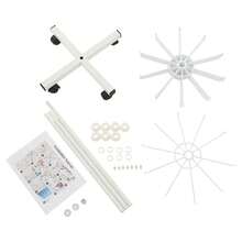 YUNRUX 7-Tier Display Stand, Retail Display Stand With Hooks, Rotating Display Stand For Jewelry And Necklaces - 1PC - 查看 5