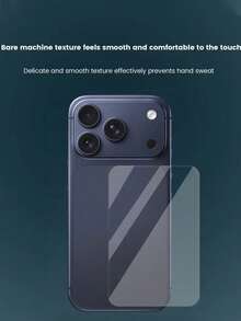 2-In-1 (1 Matte Lens Screen Protector + 1 Matte Back Cover Screen Protector), Compatible With IPhone 18 Pro Max/18 Pro/17 Pro/17 Pro Max/17 Air/17 Series. Matte Base And Matte Back Cover Protector, Anti-Fingerprint, Smooth Touch, Easy Installation, Protects Camera, Minimalist Design, Perfect Phone Accessory, Ideal Gift For Family And Friends. - Clear - View 8