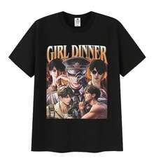 Niedlichesädchen Dinner Caleb Grafik-Shirt Love And Deepspace Neuheit Kurzarm-Shirts Unisex Sommer Hochwertiges Baumwoll--Shirt - Color 2 - View 3