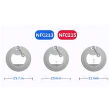 NFC Tag Ntag 215 Sticker, Blank Rewritable PVC NFC Card Round Label 25mm RFID Tag 504 Byte Memory NFC Chip, Compatible With Tagmo And NFC-Enabled Phones And Devices, RFID Sticker - Model 215 - View 6