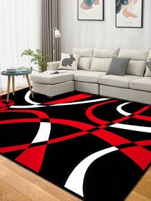 1 buah Karpet Area Modern Geometris, Motif Hitam Putih Abu-abu, Poliester Persegi Panjang, Mudah Perawatan dan Dapat Dicuci, Cocok untuk Ruang Tamu, Lorong, Samping Tempat Tidur, Ruang Duduk, Kamar Tidur, Kantor, Dapur, Dekorasi Rumah Gaya Pedesaan - MultiWarna - View 21