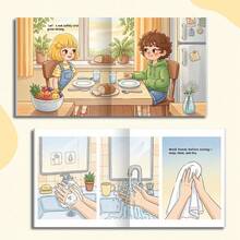 Children's Self-Protection Safety Story Book Set, Children's Personal Safety Picture Books, Early Learning Education Reading Books For Daily Danger Awareness, Suitable For 3+ Preschool Children - Children's Security Picture Books - View 9