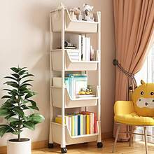 4 Tier Rolling Utility Cart Organizer - Mobile Storage Shelf With Lockable Caster Wheels, Stable And Sturdy Rolling Storage Carts, Multifunctional Utility Cart, For Kitchen Dining Room Living Room - 4th Floor - View 4