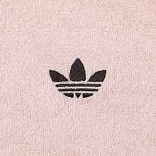 Adidas Originals Striped Logo Crew Neck Slim Fit Cropped T-Shirt Women's Pink - Pink - View 6