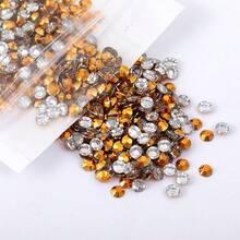 YONGNING 多色透明 AB 樹脂非熱熔水鑽 3-5mm 平底塑料水晶 DIY 裝飾套組 - 5mm 1100pcs - 查看 24