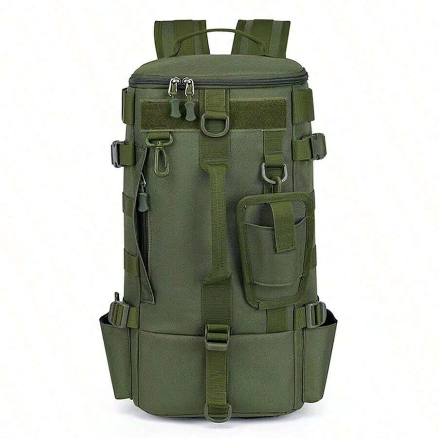 Multifunctional Fishing Backpack Tackle Bag With Fishing Rod Holder, Can Store Fishing Gear, Compatible With MOLLE System, Suitable For Camping, Hiking And Other Outdoor Activities - Multicolor - View 1