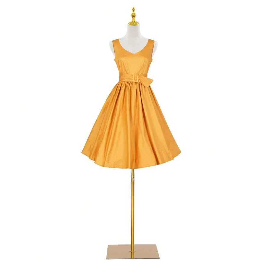 YUNRUX Adjustable Mannequin For Clothing Stores, Women's Model, Dress Display Model, Bridal Gown Stand - C - View 1