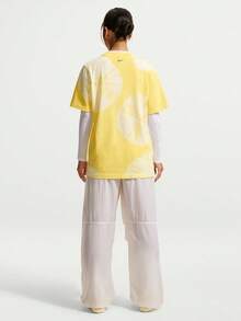 Nike Women's AS W NSW SS TEE Short Sleeve Knit Collarless T-Shirt TIW1212-722 - Pale Yellow - View 6