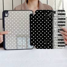 黑白波點鋼琴音符蕾絲印花平板保護殼，附筆槽，相容 iPad 10代 Smart Cover/11(A16 2025)/相容 Galaxy S9/S7/S10+/相容 /相容 - 彩色 - 查看 7