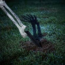 3PCS Halloween Skeleton Hand Ground Stake Set, Outdoor Lawn Cemetery Decoration, Haunted House Party Backdrop, Realistic Bone Skeleton - View 5