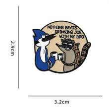 1/4 Funny English Quote Anime Brooch, Alloy Badge For Clothing And Bag Decoration, Niche ACG Accessory Gift - Multicolor - View 7