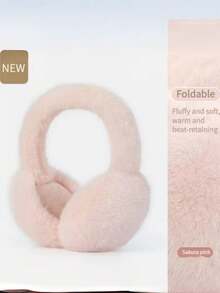 2pcs Winter Ear Warmers, Thickened Plush Ear Muffs - Foldable & Storable Warm Cute Windproof Ear Covers, Suitable For Men And Women - Multicolor - View 3