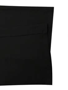 1pc Women's Fashion Commute Woven Fabric Casual Flare Leg Suit Pants Office Daily Work Black Trousers Spring Autumn - Black - View 9