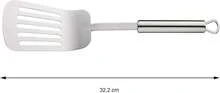 1 pieza de utensilio de cocina, superficie pulida, espátula conveniente para uso en cocina doméstica - Plateado - Ver 3