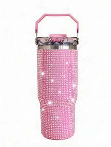 30oz Pink Diamond Handheld Cup