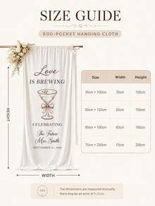 Custom Wedding Welcome Sign | Vertical Fabric Wedding Banner | Personalized Name & Date Backdrop | Rustic Outdoor Ceremony Decor - Multicolor - View 5