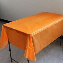 1pc Plastic Tablecloth, 54 X 108 Inch Disposable Tablecloth, Suitable For Parties, Picnics And Weddings, Rectangular, Multiple Colors Available - Square Tablecloth - View 19