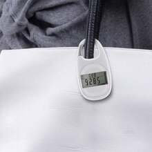 Pedometer 3D Walking Pedometer, Portable Sports Step Counter With Carabiner Clip - White - View 4