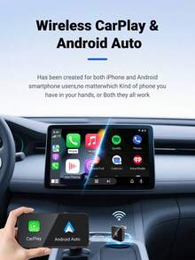 XUDA 新版 CarPlay AI Box Mini Superbox 有線轉無線，無線 CarPlay 與 Android 2合1功能，支援 2.4-5.0 GHz WiFi 5，適用於 99% 配備有線 CarPlay 與 Android 功能的車款 - A - 查看 5