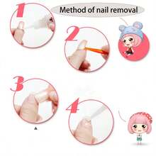 Ferramenta de Manicure Multifuncional com Ventosa, Especialmente Projetada para Manicures, Auxiliando na Pegada, Levantamento e Aplicação de Unhas Postiças. Assistência Profissional de Manicure, Base de Cola de Unha Não Irritante, Fácil de Usar - Laranja - Visão 3