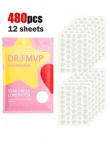1440/1200/960/480/240/40pcs, Star Pattern Face Stickers, Essential For Photography And Face Painting, Suitable For Various Parties, Gatherings And Entertainment Activities. For Decorative Use Only. - Pink - View 6