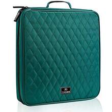 CD Case DVD Holder Storage: 160 Capacity DVD Cases Organizer Portable Wallet Storage - CD Plastic Protective Carrying Binder For Home Travel Green - View 7