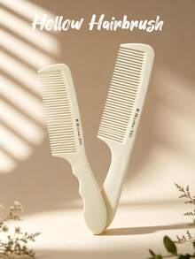1/2 Sisir Profesional, Sisir Penambah Volume, Sisir Penata Rambut, Gaya Reguler, Gagang Anti Selip, Sisir Penata Rambut, Sisir Ujung Datar, Unisex, Penggunaan Kering/Basah, Sisir Penata Rambut Bergigi Halus, Cocok Untuk Semua Jenis Rambut, Rumah/Salon, Alat Kecantikan & Penata Rambut, Produk Perawatan Rambut - Aprikot - View 1