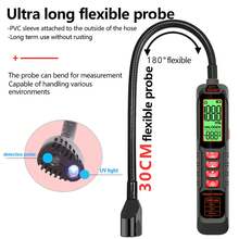 ZL77A GL77A Halogen Refrigerant Leak Detector, High Sensitivity Freon Detector, Suitable For HVAC, Automotive Air Conditioning And Cold Storage, 0-1000PPM Range, 3s Fast Detection, Compatible With R134a R410a R22 R1234FY - 彩色 - 查看 9