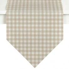 1件裝手工桌巾，現代極簡格紋三角尖角不規則桌巾，微波爐蓋布，適用於餐桌、咖啡桌，居家裝飾，耐用廚房與餐廳裝飾，玄關裝飾 - 淺卡其沙色 - 查看 11
