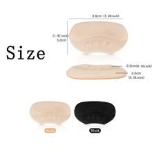 2 Pairs Curved Anti-Friction Heel Pads, Shoe Size Reducer, High Heel Non-Slip Anti-Slip Heel Cushions - Multicolor - View 2